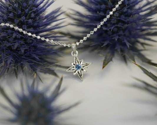 Collana Asterin con acquamarina