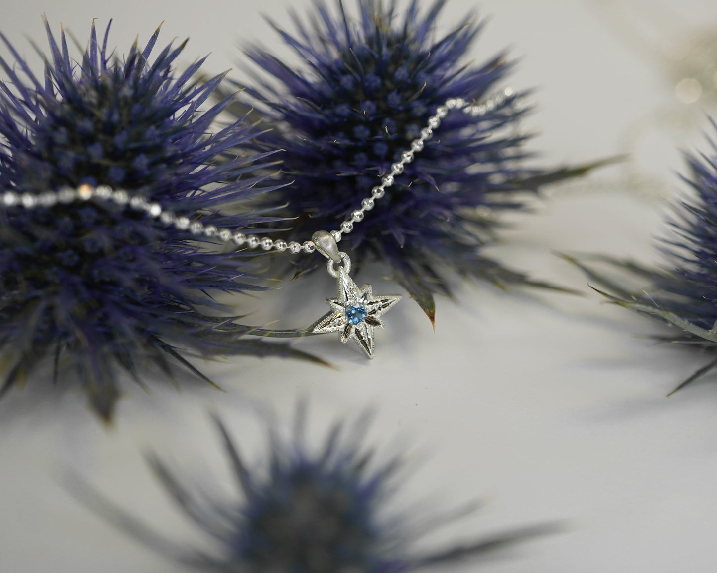 Collana Asterin con acquamarina
