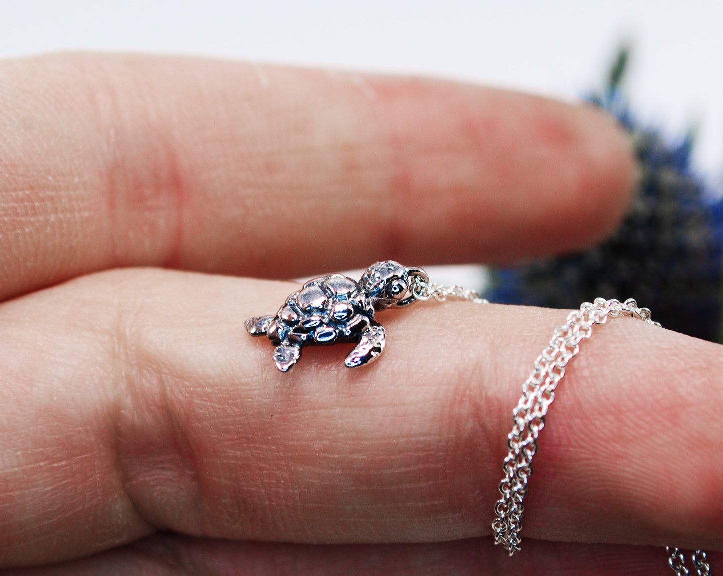 Tartarughina In Argento