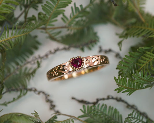 Fascia alta con rubino