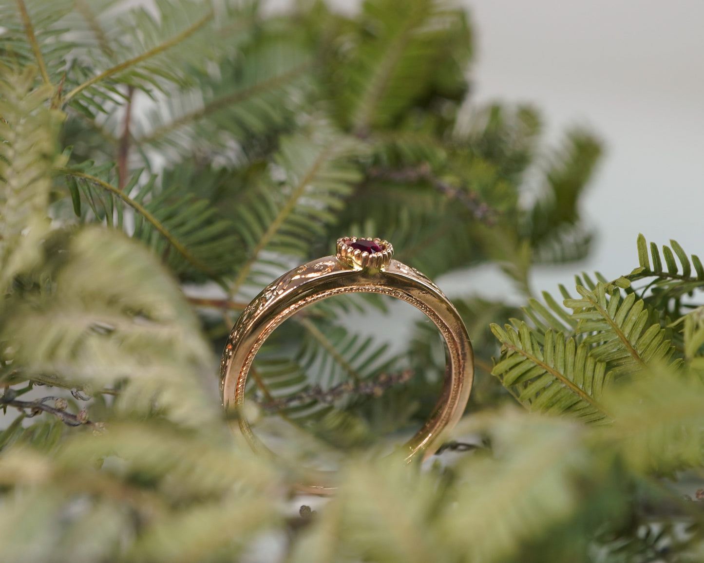 Fascia alta con rubino